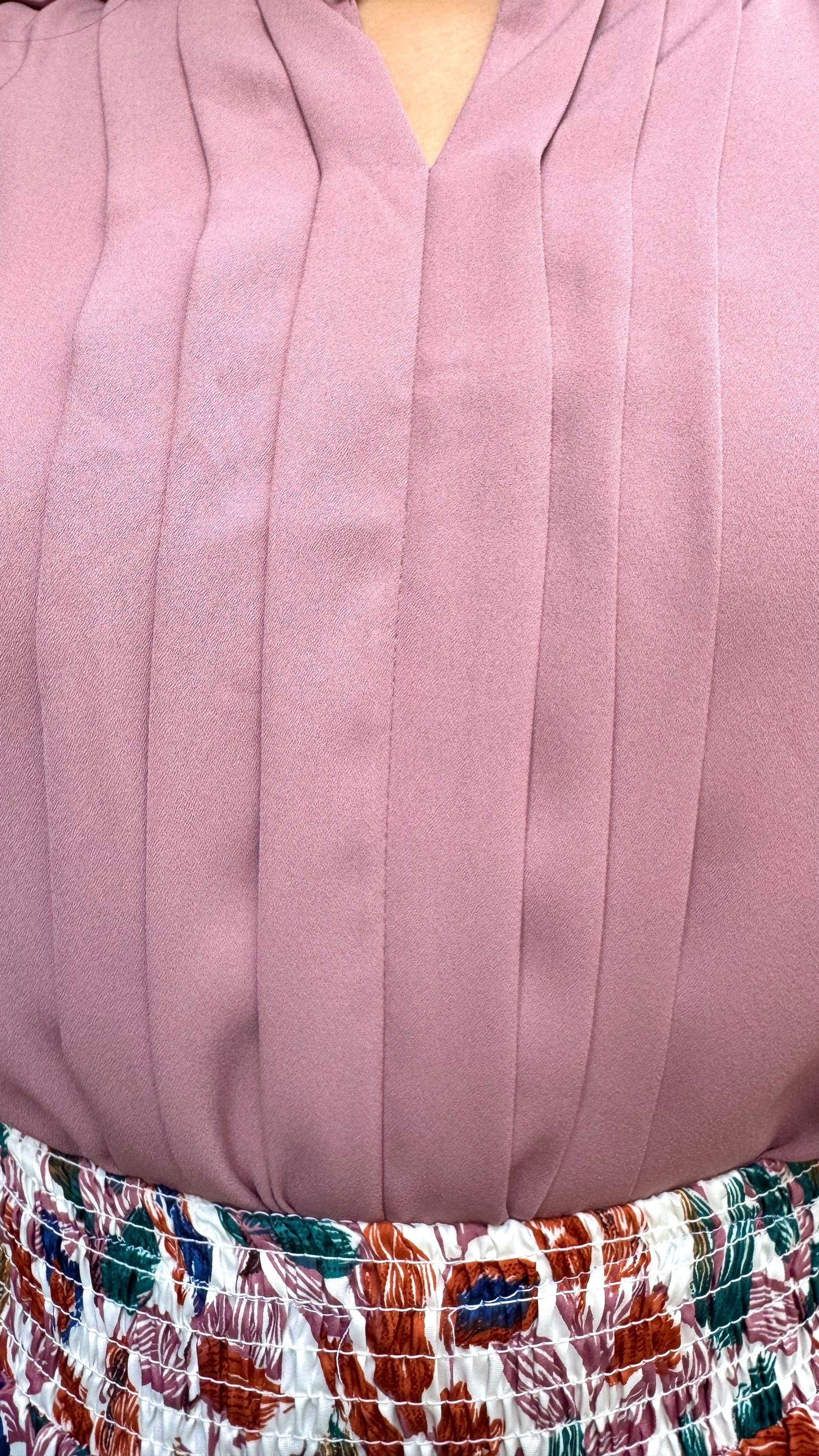 Comfort Panel Top - Pink