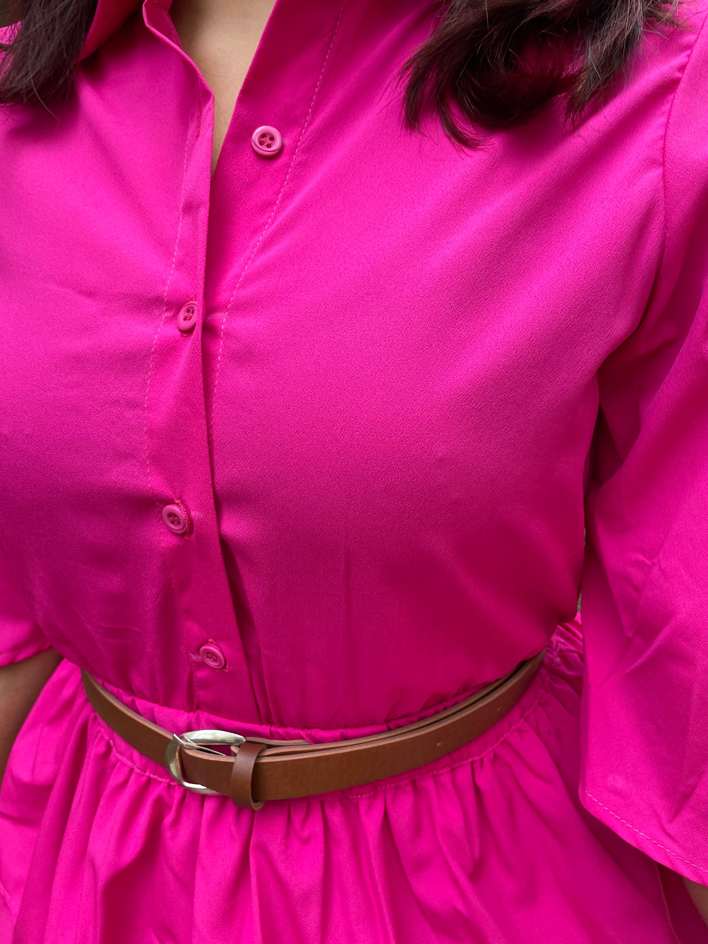 Royalty Tiered Dress- Pink