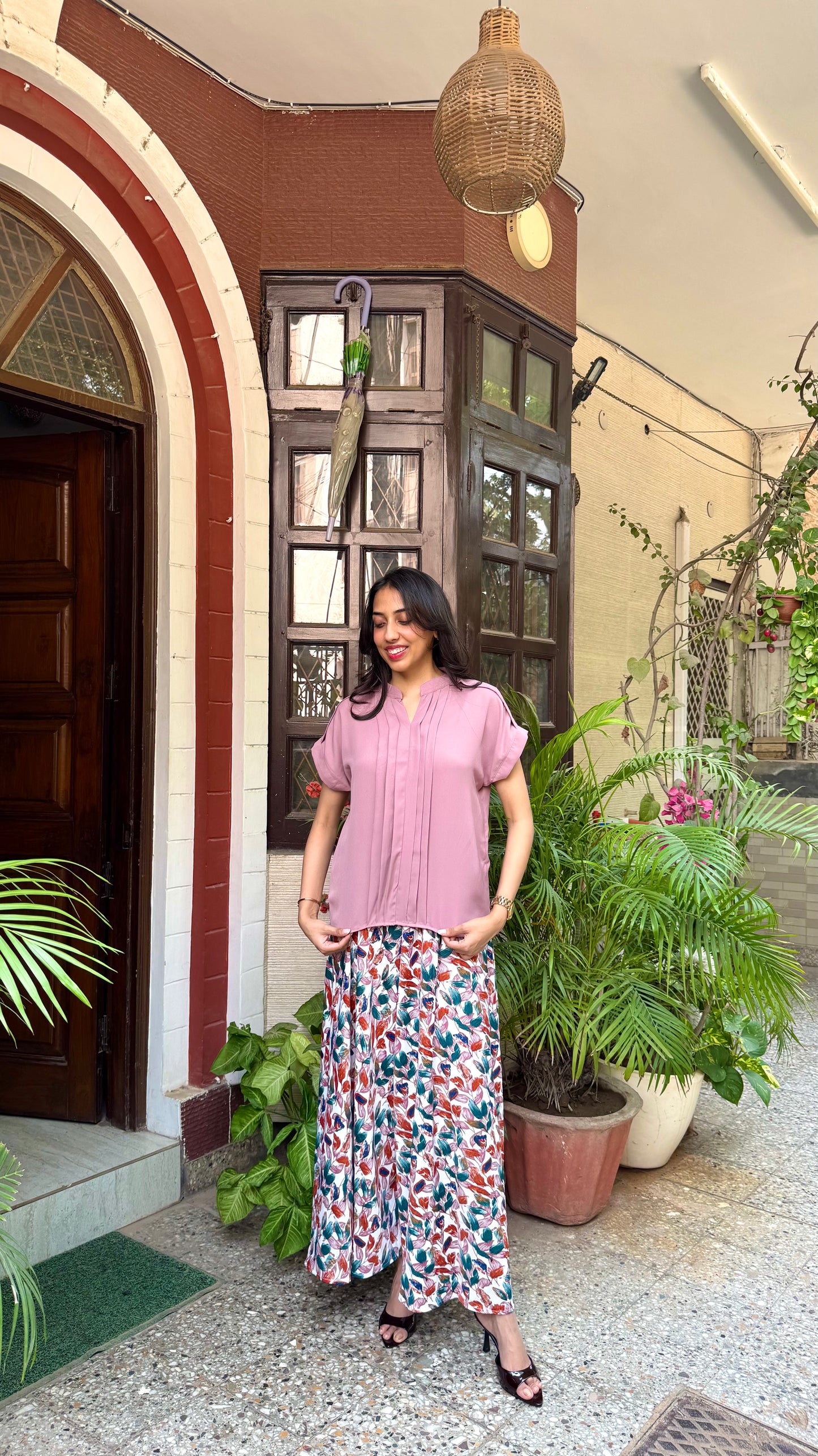 Comfort Panel Top - Pink