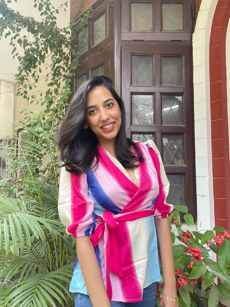 Stripe it Top- Colorful