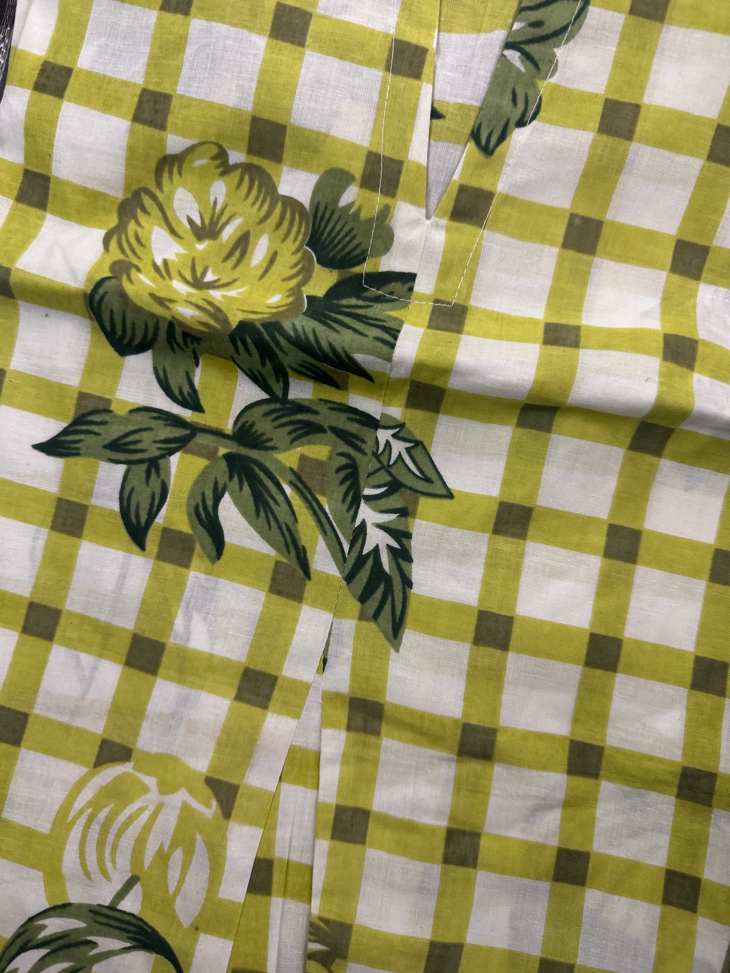 Picnic Collared Cotton Dress - Mustard (Premium Collection)