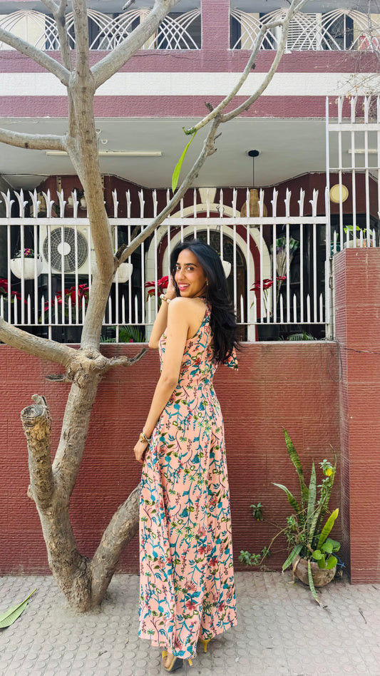 Luxe Jumpsuit - Peach