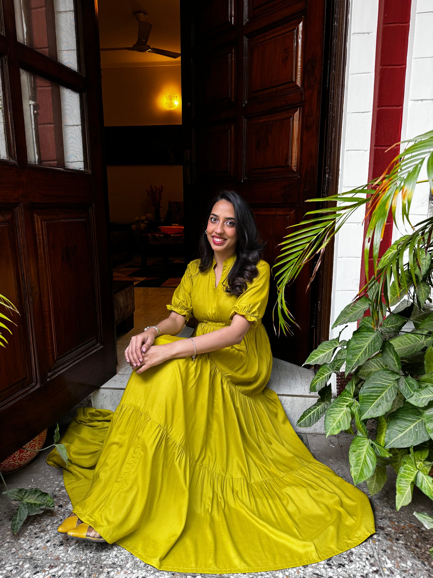 Serene Tiered Maxi (Luxe Collection) - Green