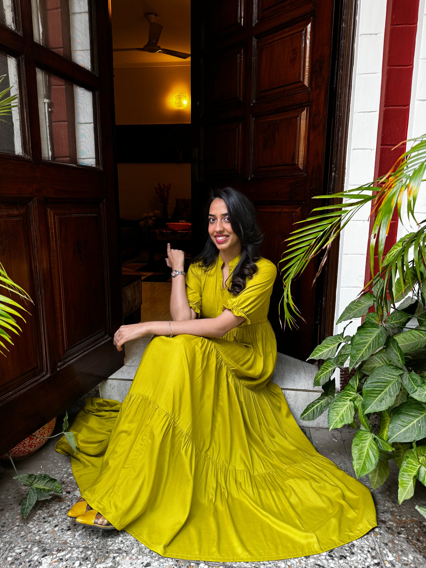 Serene Tiered Maxi (Luxe Collection) - Green