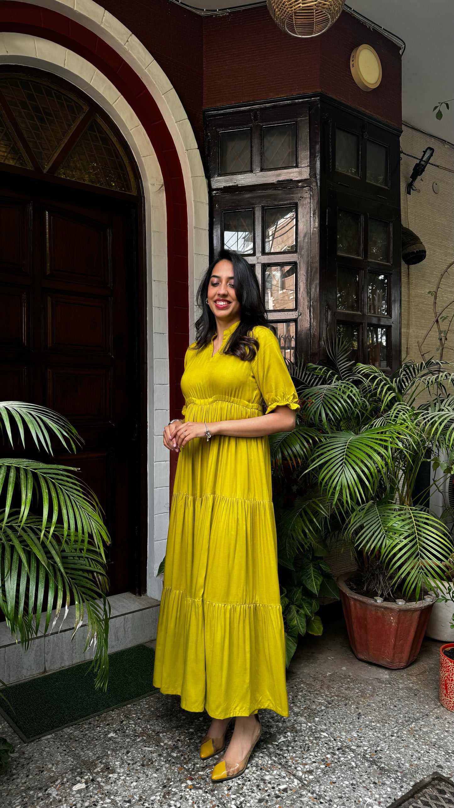 Serene Tiered Maxi (Luxe Collection) - Green