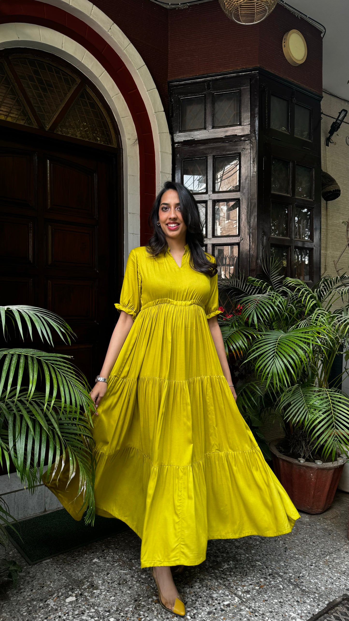 Serene Tiered Maxi (Luxe Collection) - Green