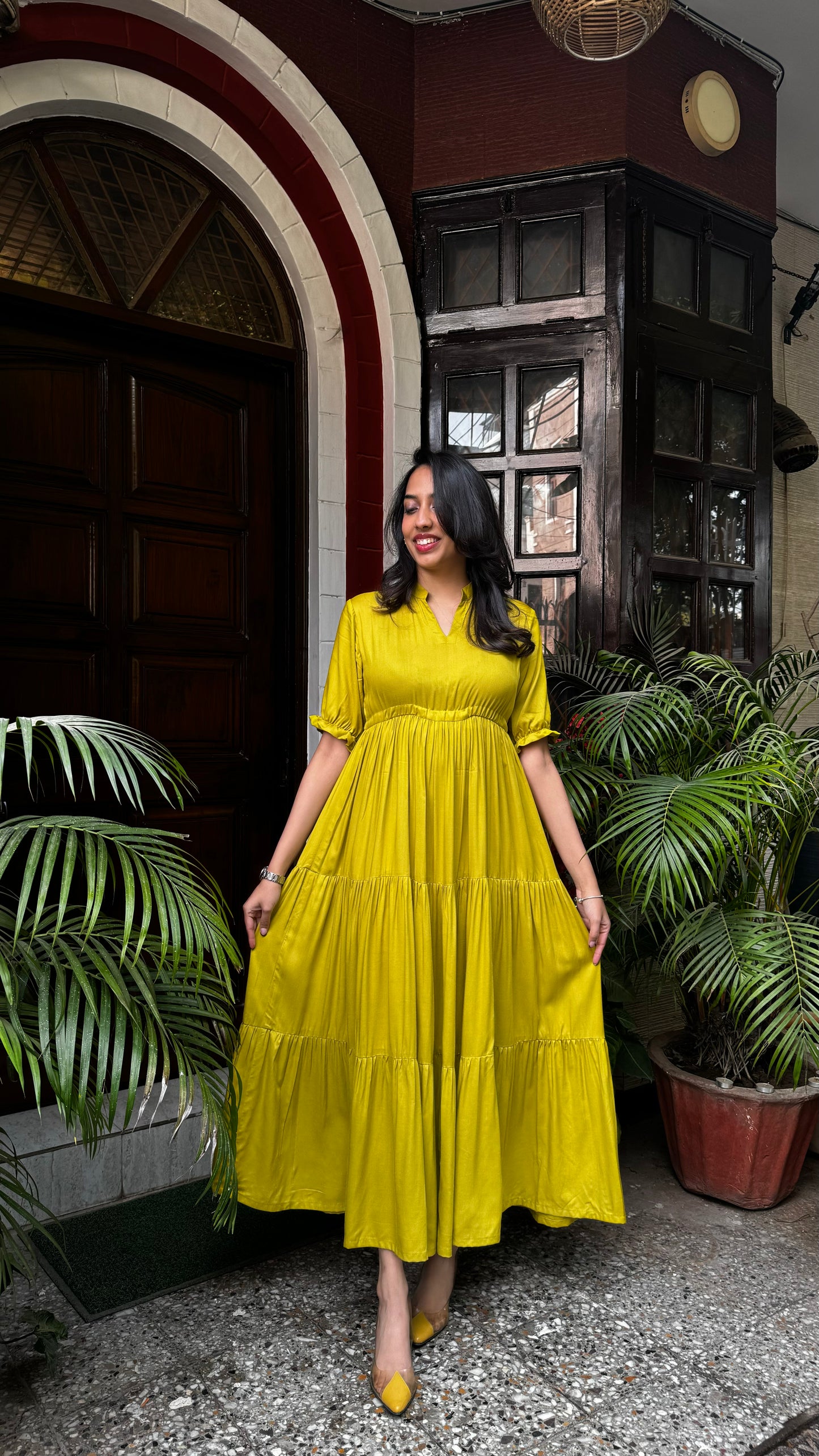 Serene Tiered Maxi (Luxe Collection) - Green