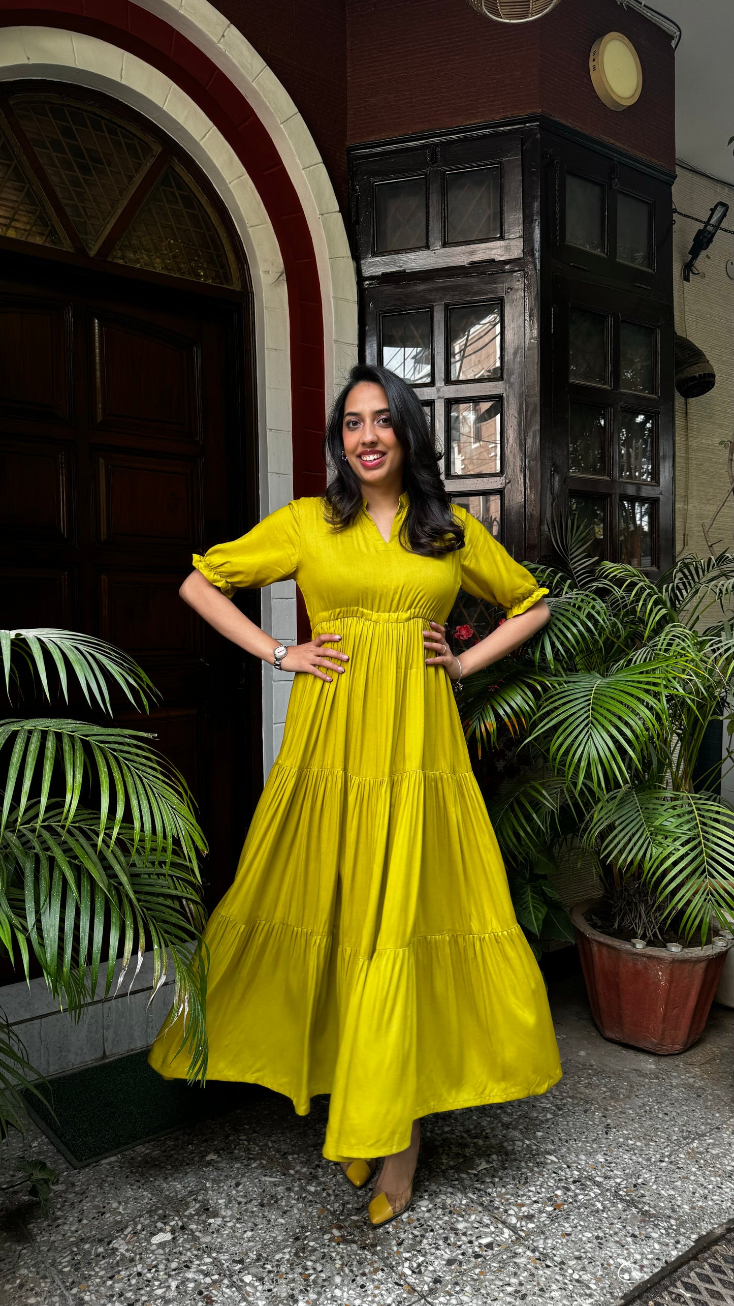 Serene Tiered Maxi (Luxe Collection) - Green