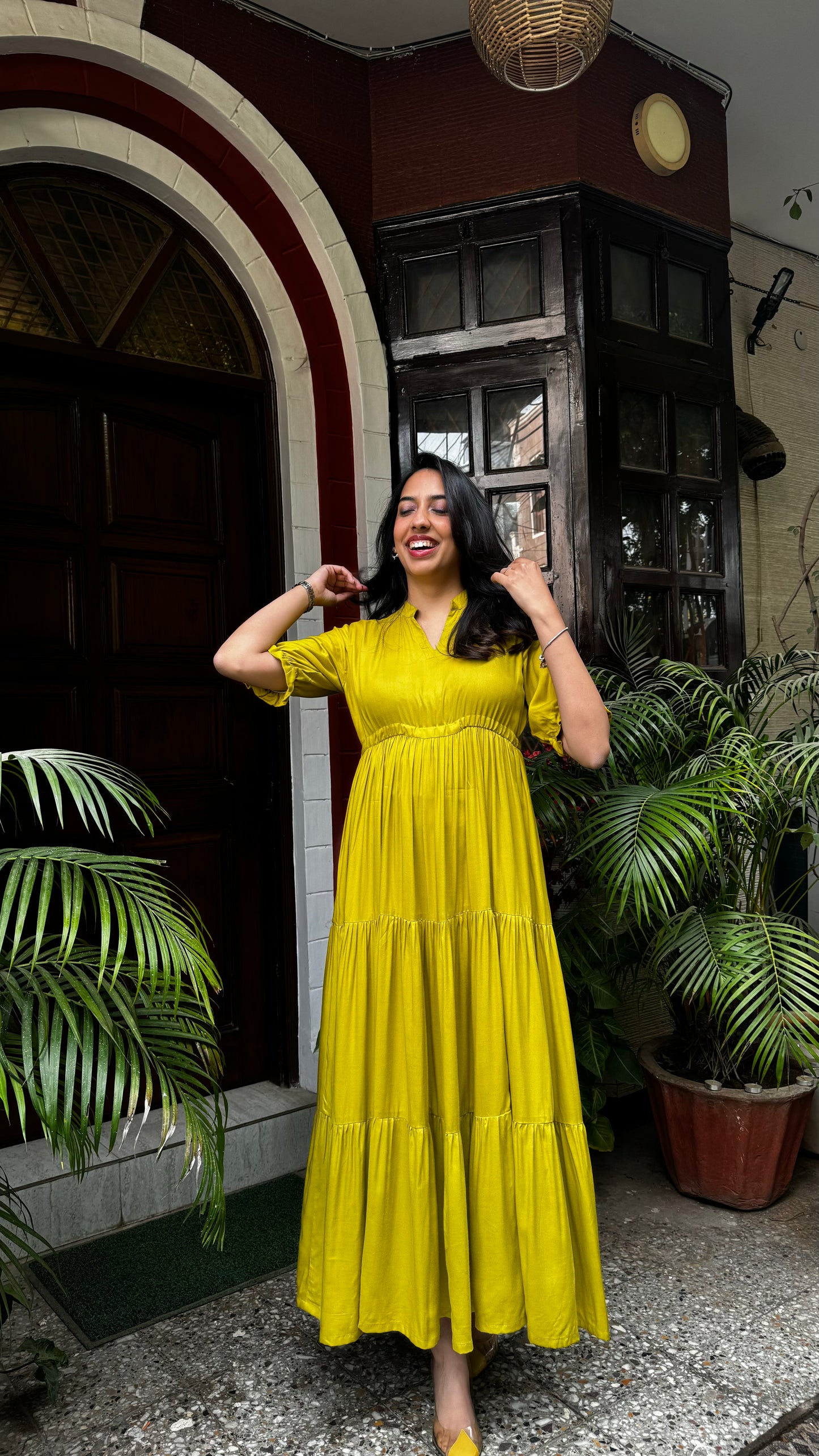 Serene Tiered Maxi (Luxe Collection) - Green