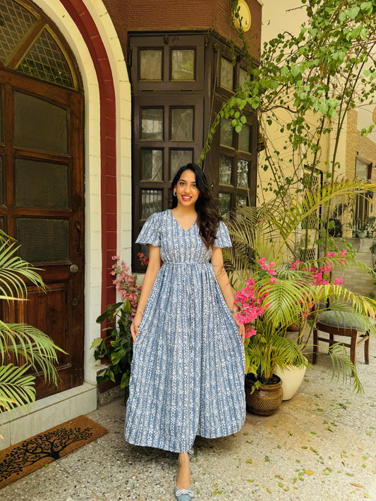 Glee Lounge Dress – Blue