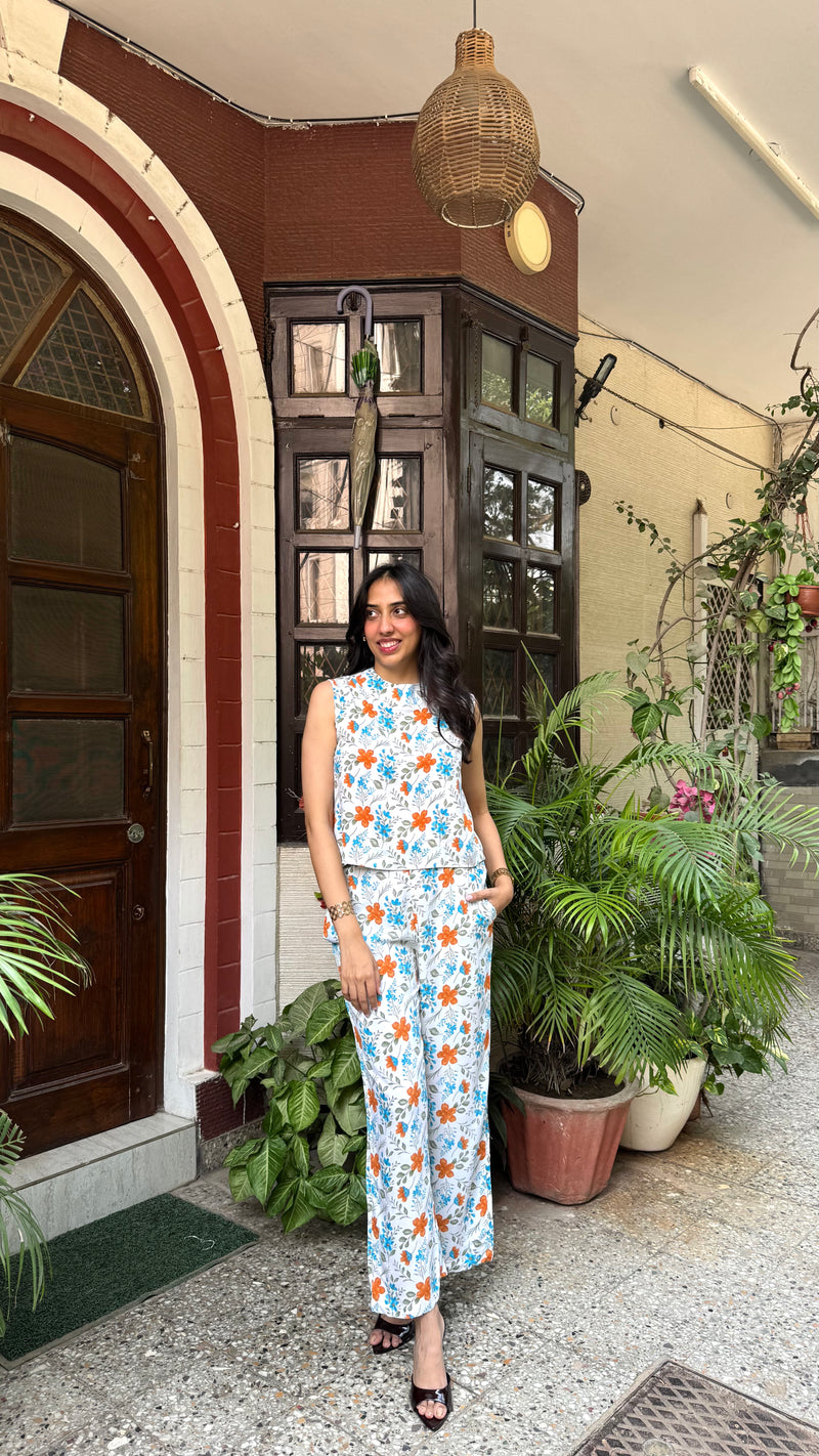 Sunny Day Cotton Set - White