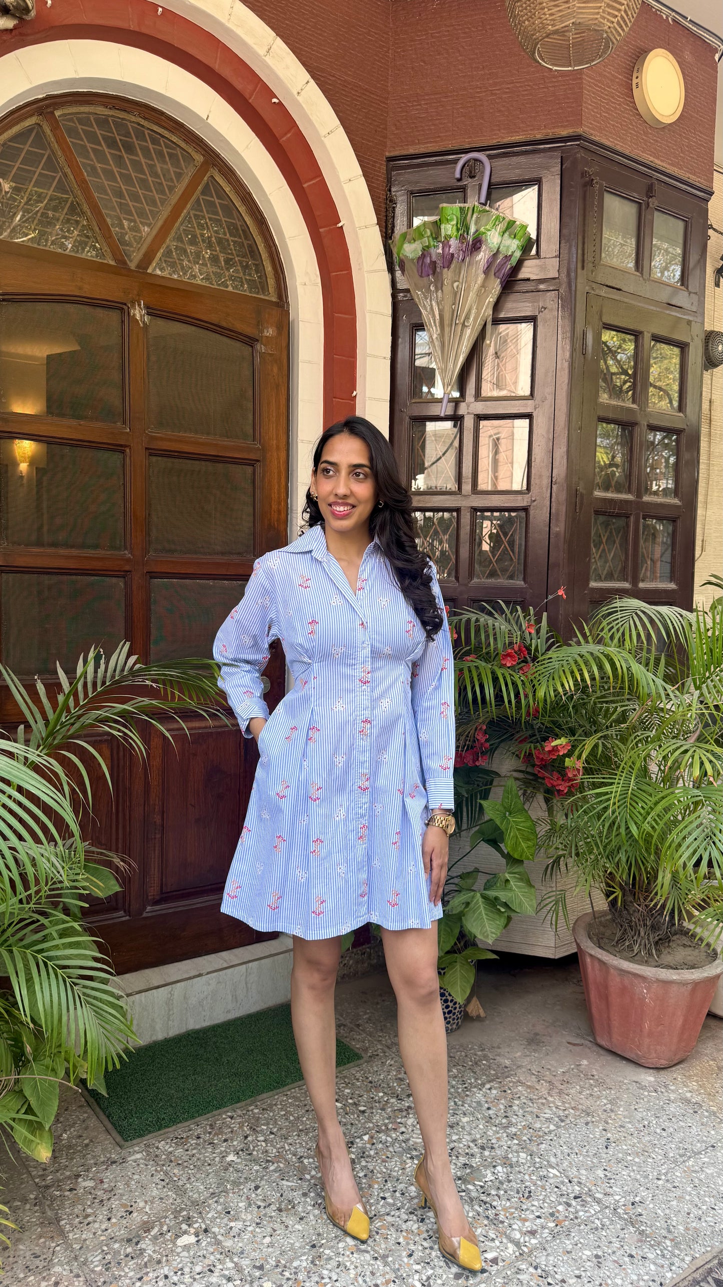 Snatch Your Waist Cotton Shirt Dress – Regular (Premium Collection)
