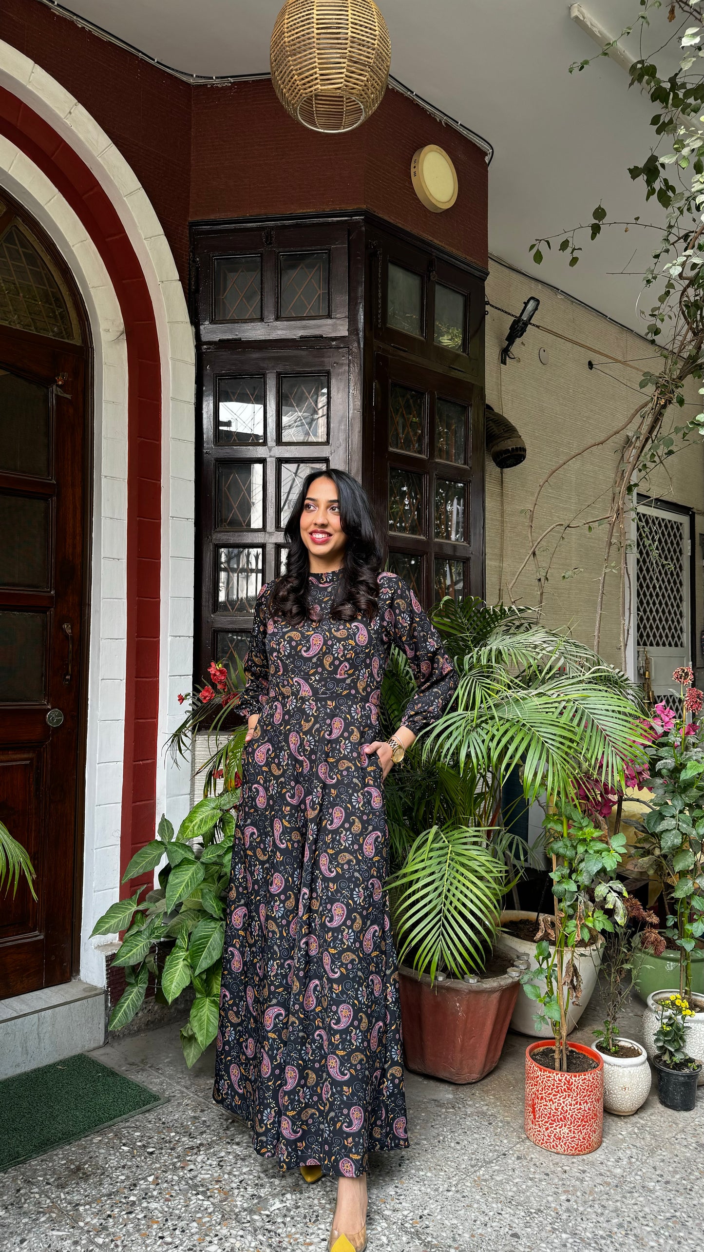 Sleeved Luxe Jumpsuit - Autumn