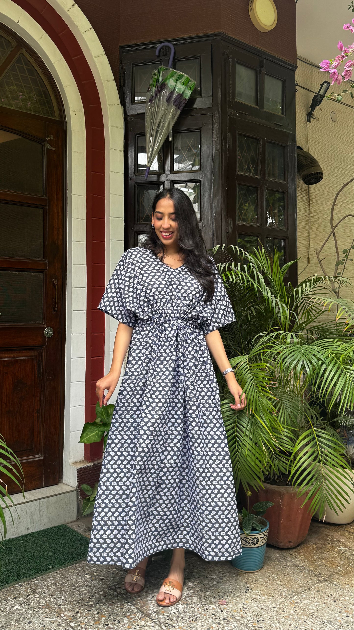 Joy Lounge Dress (Premium Fabric) - Blue