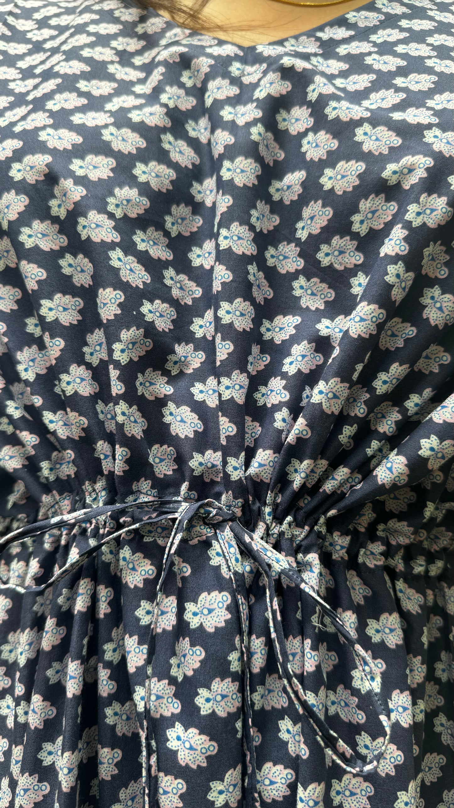 Joy Lounge Dress (Premium Fabric) - Blue