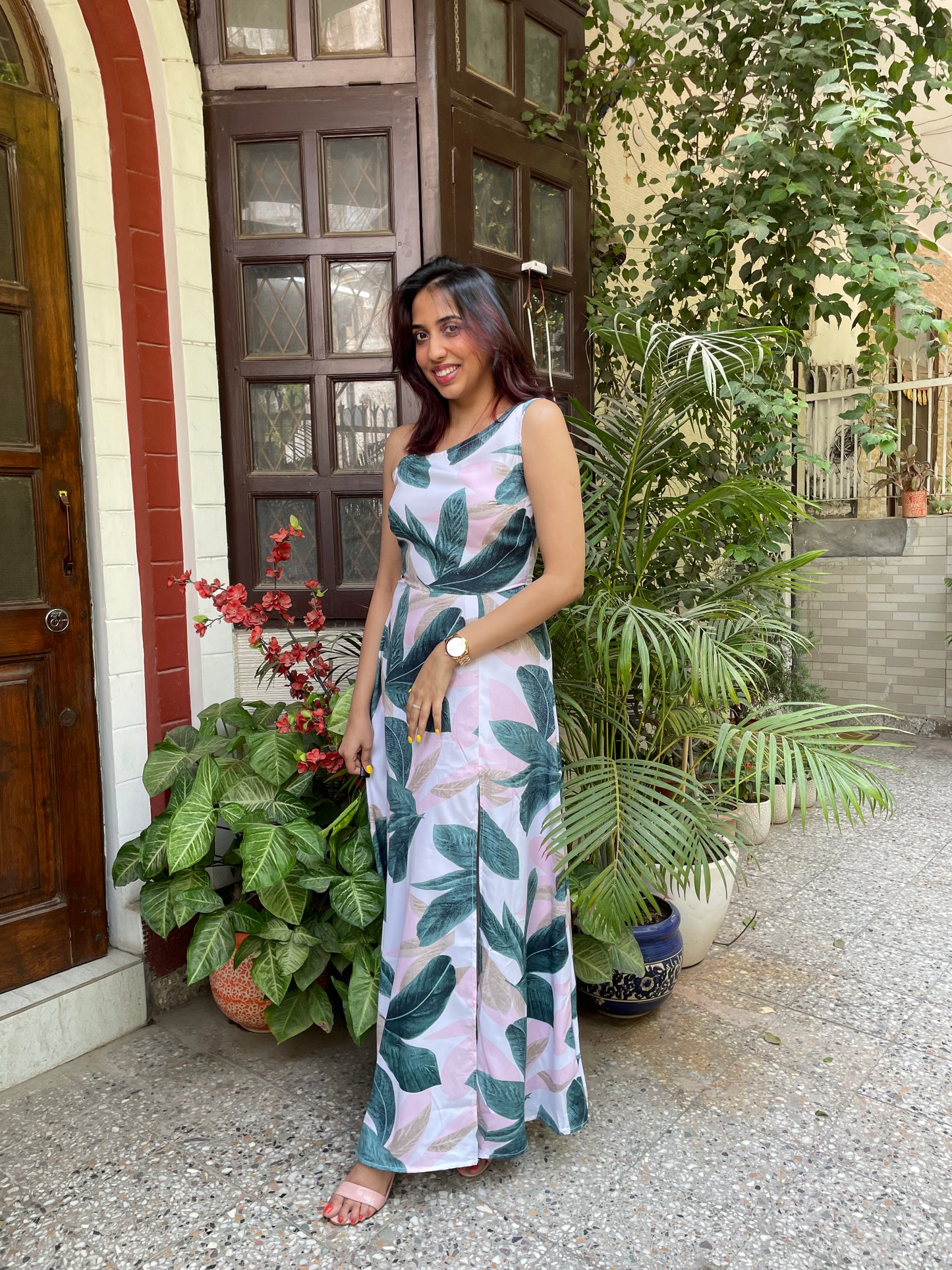 Olive One Shoulder Dress