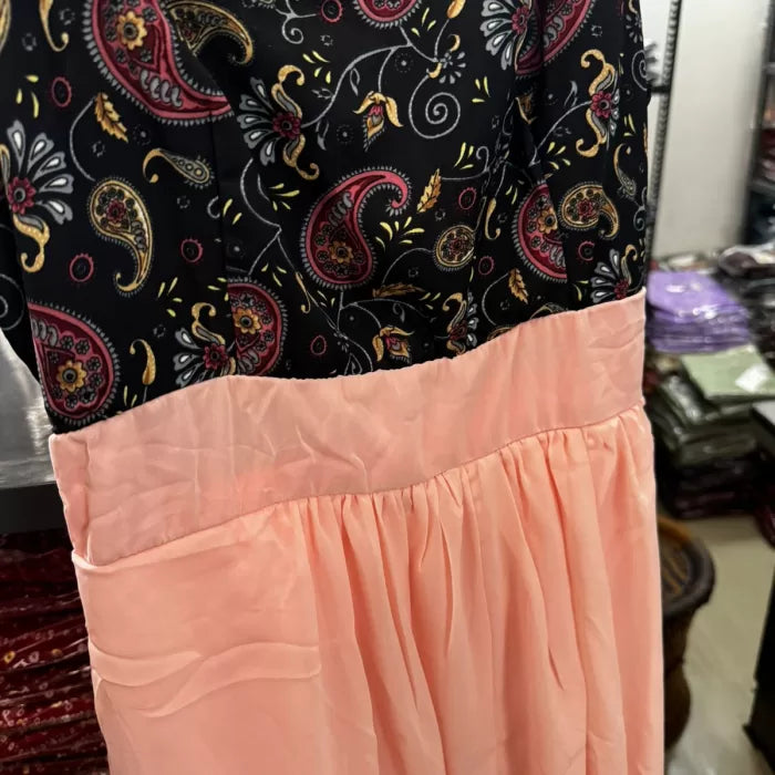 Petals Layered Maxi Dress – Pink