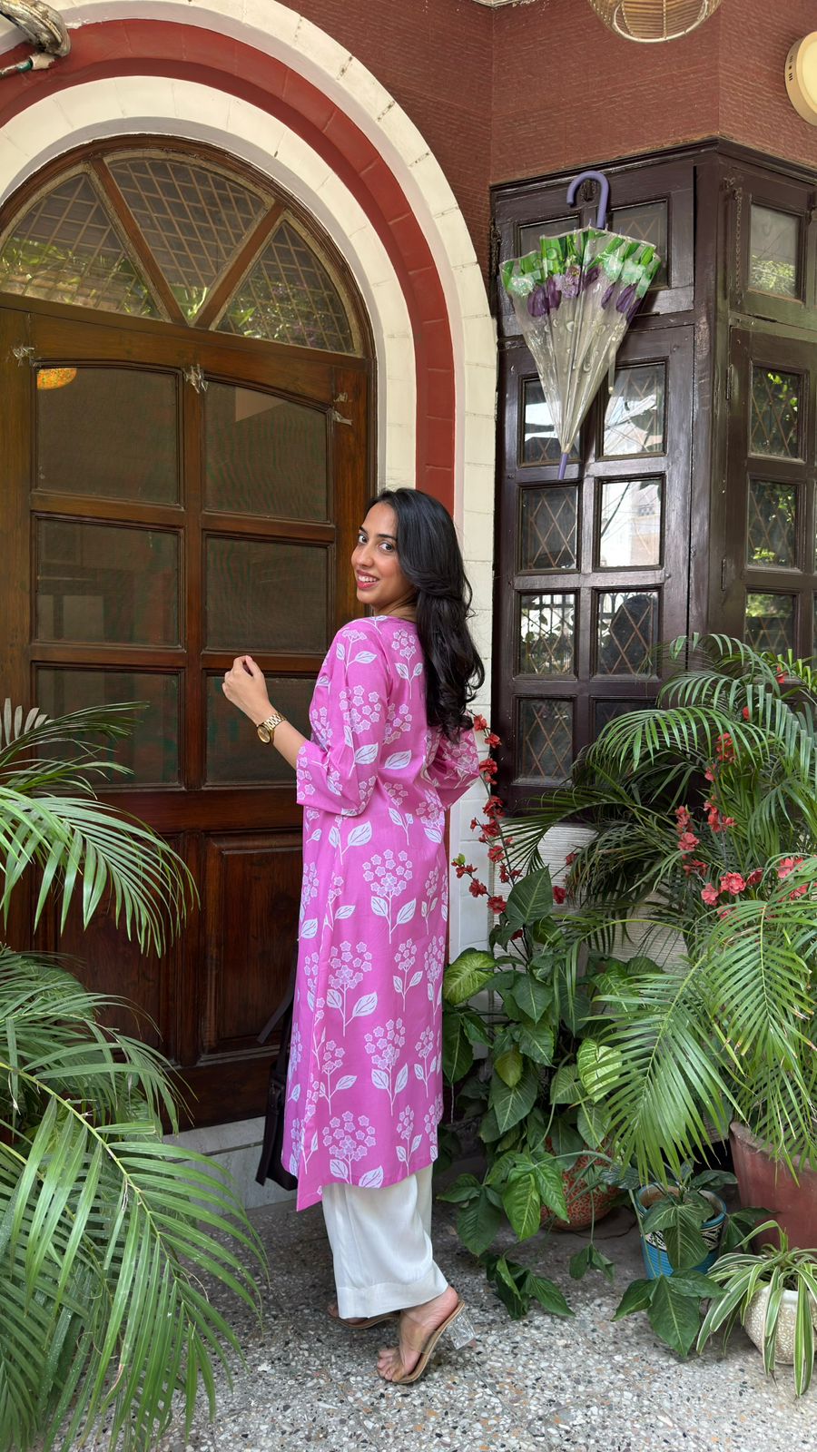 A-Line Cotton Set - Pink (Premium Collection)