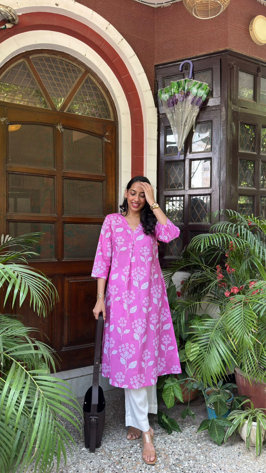 A-Line Cotton Set - Pink (Premium Collection)