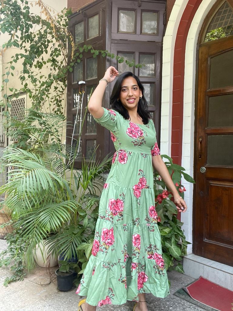 Green Maxi Summer Dress – The Wink Label