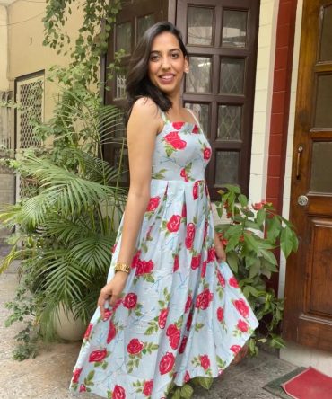 Rose Party Dress