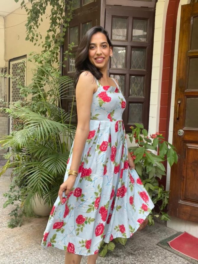 Rose Party Dress