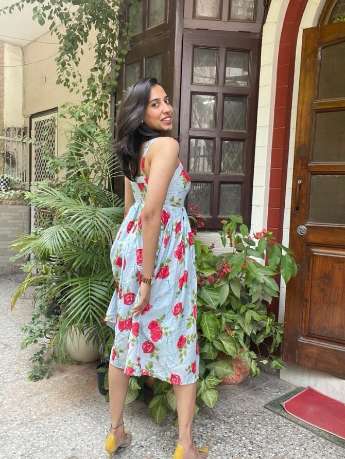 Rose Party Dress