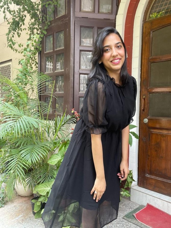 Black Georgette Dress