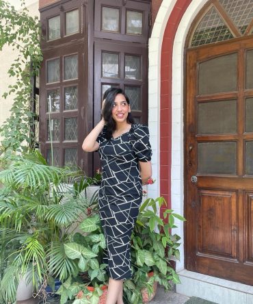 Black Stripe Dress