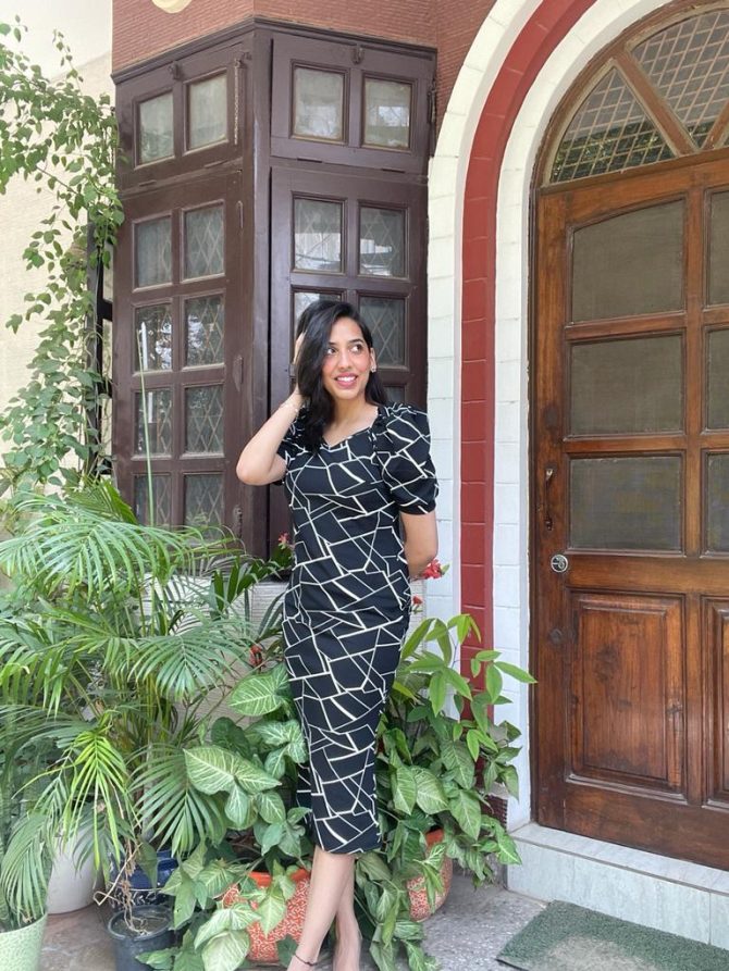 Black Stripe Dress