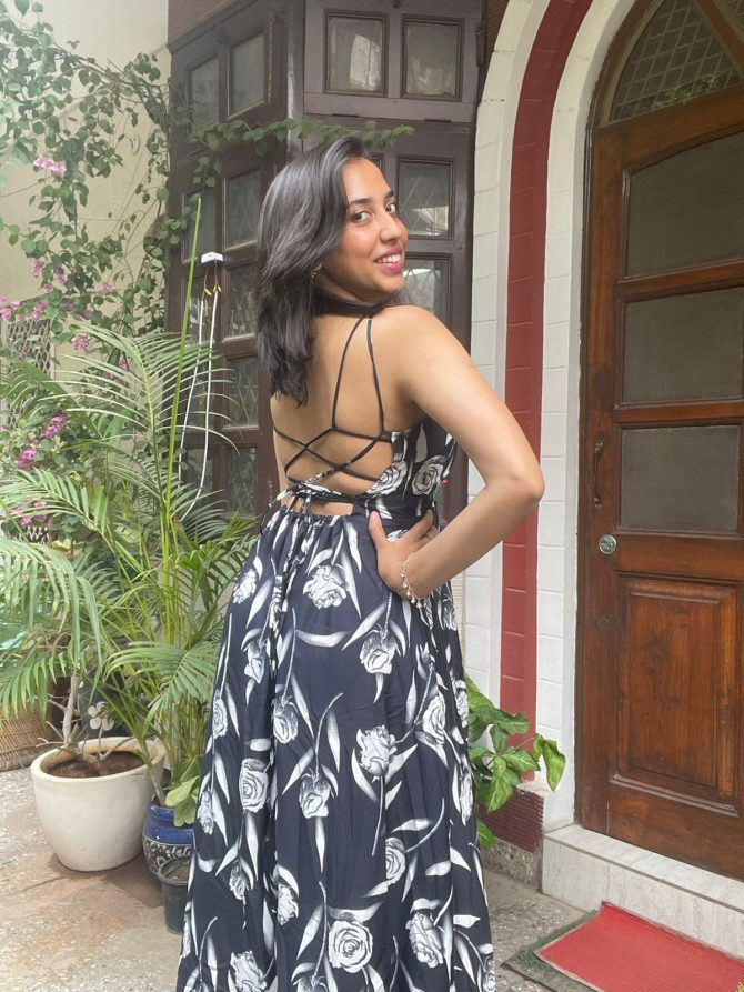 Strappy High Low Dress