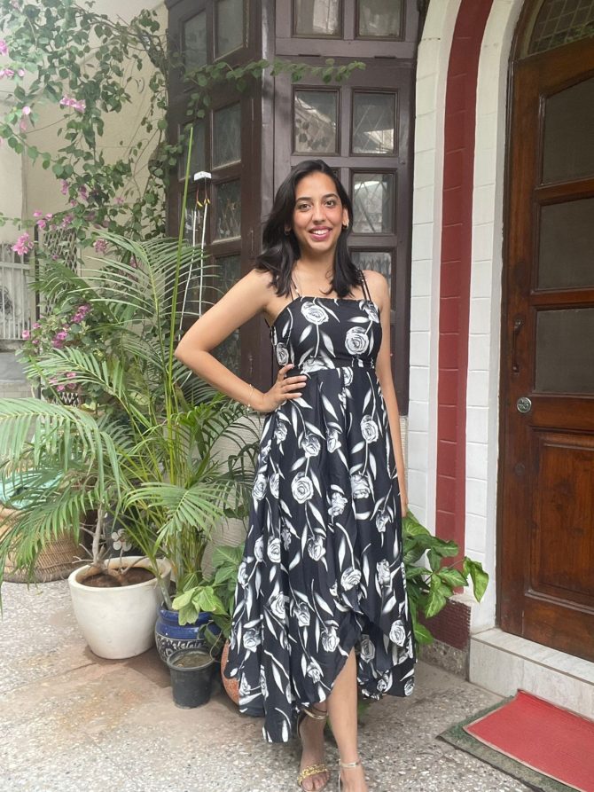 Strappy High Low Dress