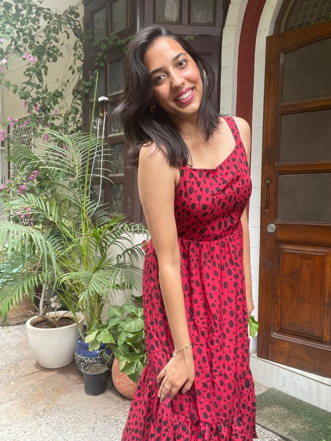 Red Maroon Bow Dress