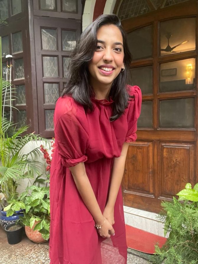 Maroon Georgette Dress