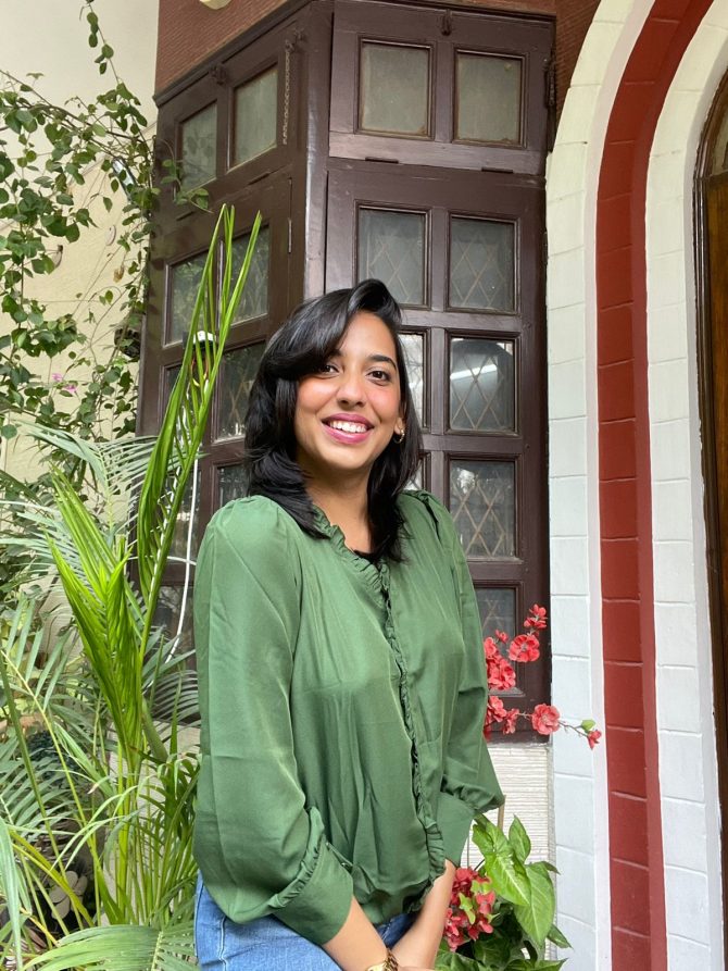 Formal Georgette Top-Green