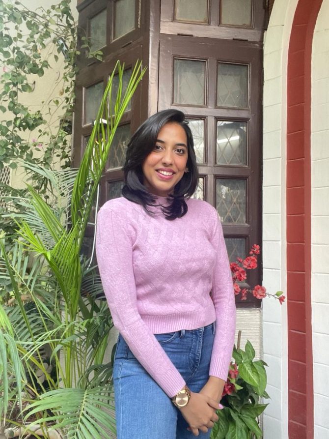 Solid Lilac Sweater (Free Size)