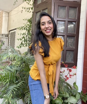 Mustard Tie Up Top