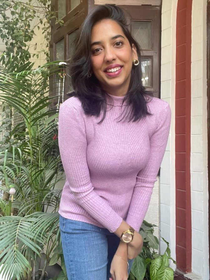 Lilac Ruffle Turtleneck