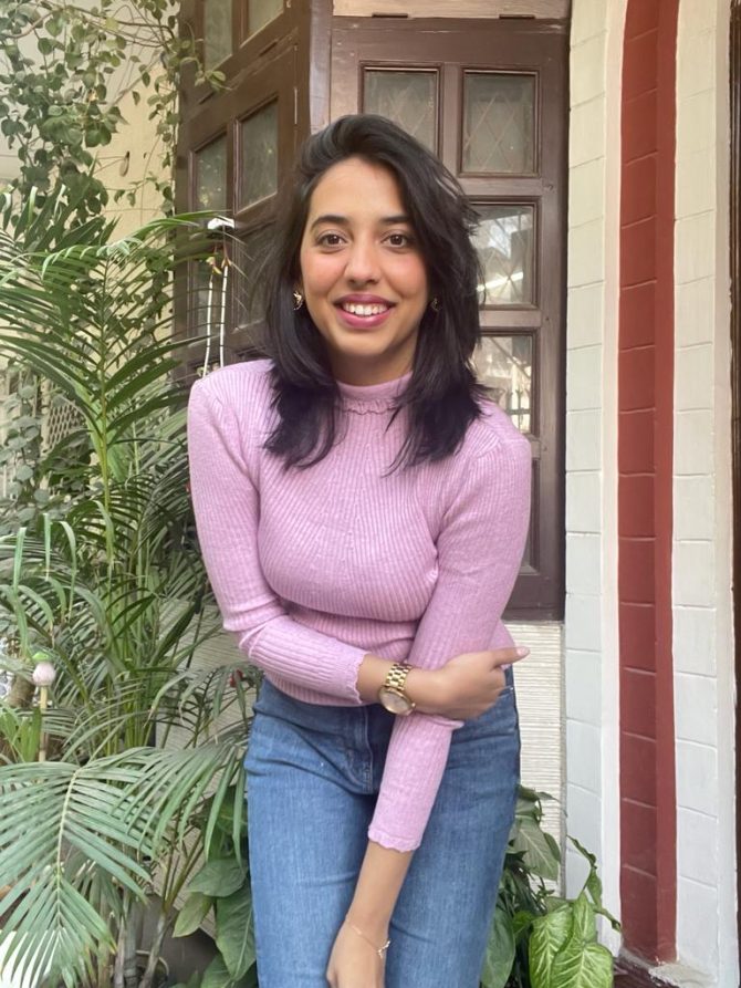 Lilac Ruffle Turtleneck