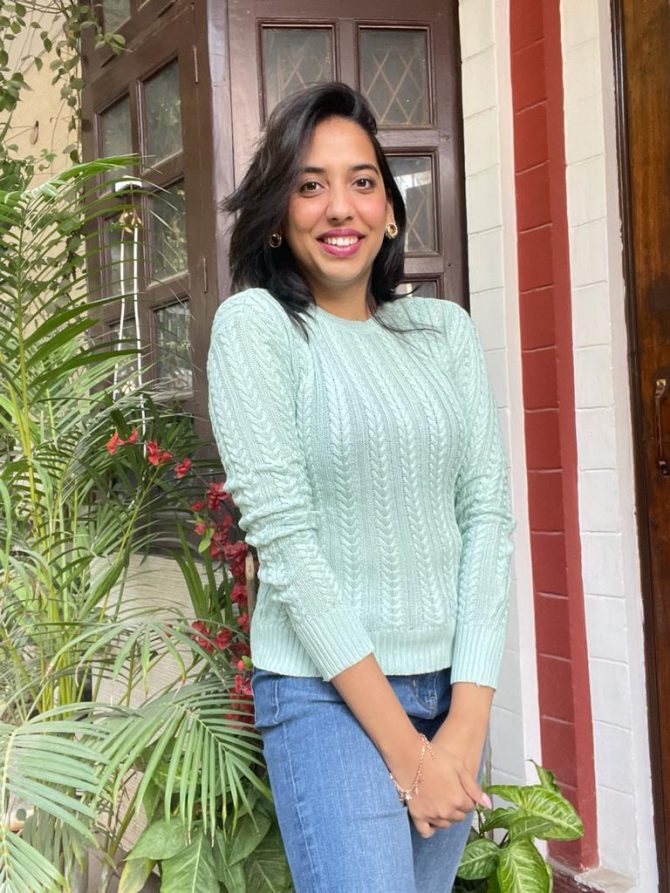 Mint Cable Knit Sweater (Free Size)