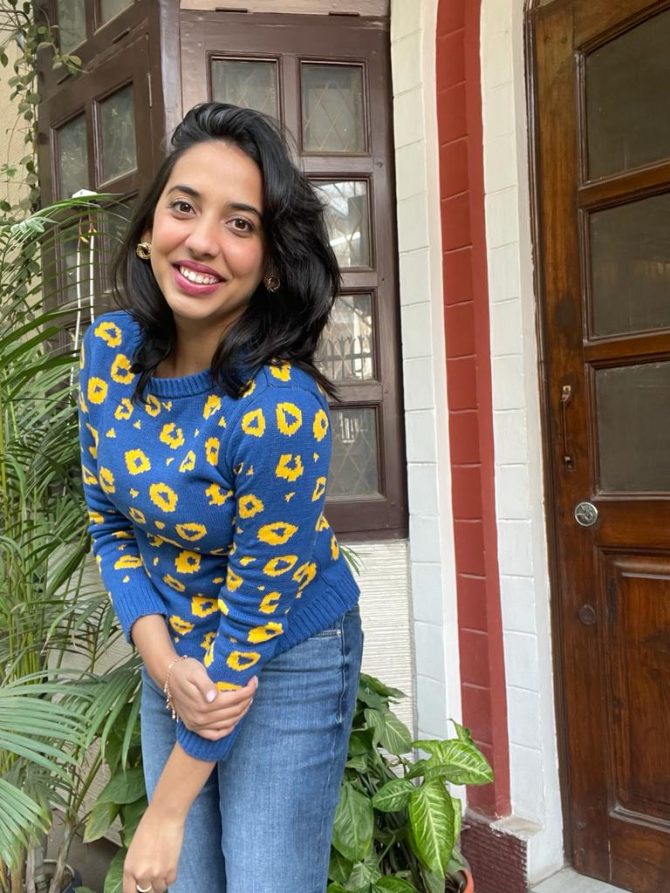 Animal Printed Sweater (Free Size)