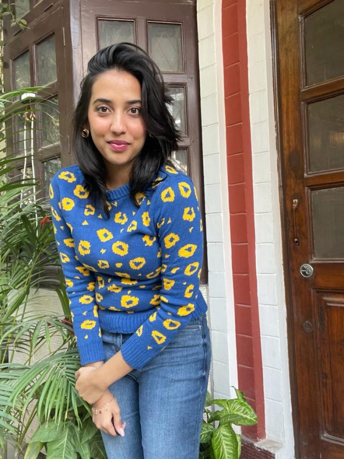 Animal Printed Sweater (Free Size)