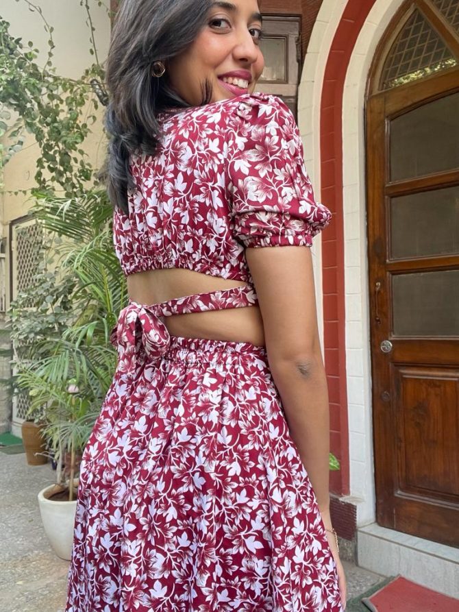 Floral Party Dress