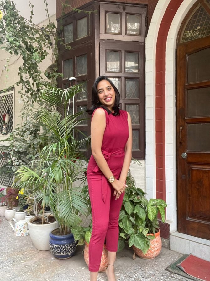 Maroon Sleeveless Jumpsuit