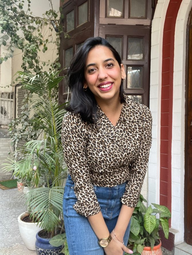 Animal Printed Wrap Top