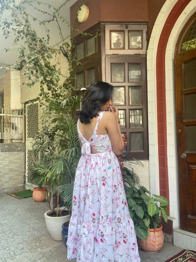 White Bow Dress- Limited Edition