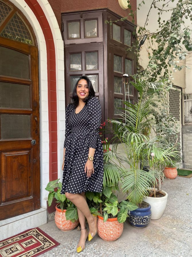 Black Smocked Dress
