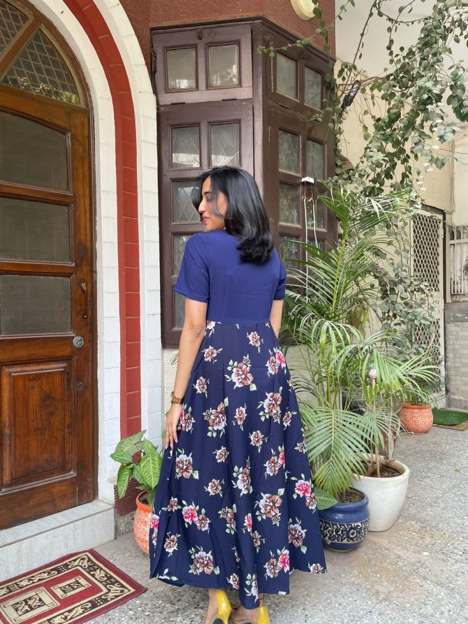 Navy Maxi Dress
