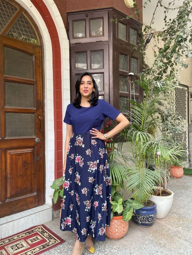 Navy Maxi Dress