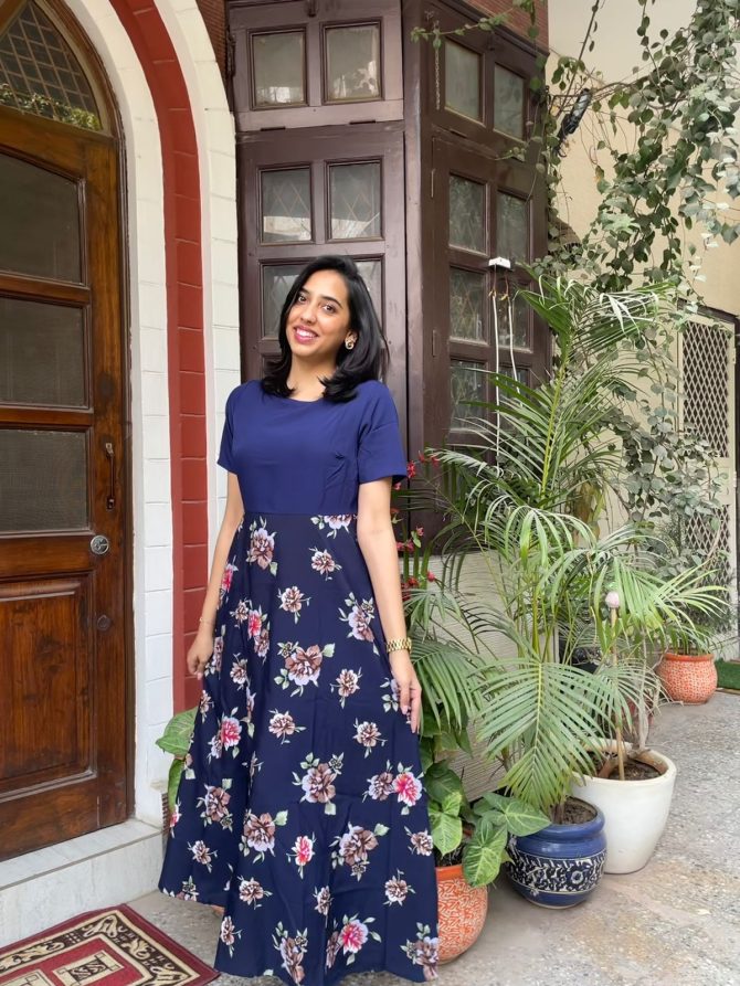 Navy Maxi Dress